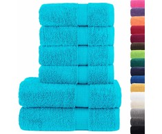Rankšluostis Rankšluosčių rinkinys SOLUND, 6vnt., turkio, 600g/m²