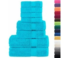 Rankšluostis Rankšluosčių rinkinys SOLUND, 8vnt., turkio, 600g/m²