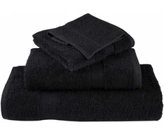 Rankšluostis Rankšluosčių rinkinys SOLUND, 8vnt., juodi, 600g/m²