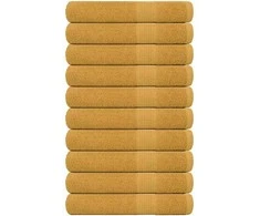 Rankšluostis Pirties rankšluosčiai, FROGN, 10 vnt., auksiniai, 80x200 cm, 360 g/m²