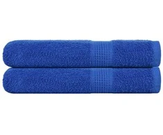 Rankšluostis Pirties rankšluosčiai, FROGN, 2 vnt., mėlyni, 80x200 cm, 360 g/m²