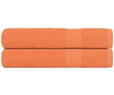 Rankšluostis Pirties rankšluosčiai, FROGN, 2 vnt., oranžiniai, 80x200 cm, 360 g/m²