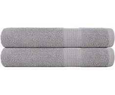 Rankšluostis Pirties rankšluosčiai, FROGN, 2 vnt., pilki, 80x200 cm, 360 g/m²