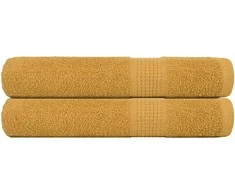 Rankšluostis Pirties rankšluosčiai, FROGN, 2 vnt., auksinės spalvos, 80x200 cm, 360 g/m²