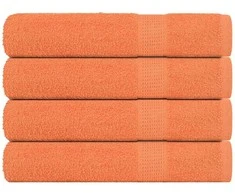 Rankšluostis Pirties rankšluosčiai, FROGN, 4 vnt., oranžiniai, 80x200 cm, 360 g/m²