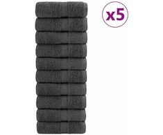 Rankšluostis Svečių rankšluosčiai SOLUND, 50vnt., antracito, 30x50cm 600g/m²