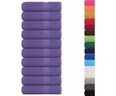 Rankšluostis Rankšluosčiai, FROGN, 10 vnt., violetiniai, 100x150 cm, 360 g/m²
