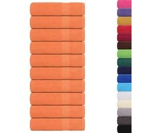 Rankšluostis Rankšluosčiai, FROGN, 10 vnt., oranžiniai, 100x150 cm, 360 g/m²