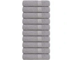 Rankšluostis Rankšluosčiai, FROGN, 10 vnt., pilki, 100x150 cm, 360 g/m²