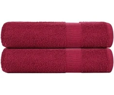 Rankšluostis Rankšluosčiai, FROGN, 2 vnt., bordo spalvos, 100x150 cm, 360 g/m²