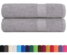 Rankšluostis Rankšluosčiai, FROGN, 2 vnt., pilki, 100x150 cm, 360 g/m²