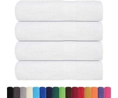 Rankšluostis Rankšluosčiai, FROGN, 4 vnt., balti, 100x150 cm, 360 g/m²