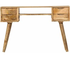 Rašomasis stalas, 115x47x76 cm, mango medienos masyvas