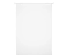 Rašomasis stalas, baltas, 100x55x75cm, mediena, blizgus