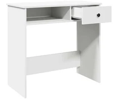 Rašomasis stalas, baltos spalvos, 80x40x75cm, MDP