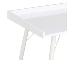 Rašomasis stalas, baltos spalvos, 90x50x79cm