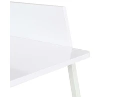 Rašomasis stalas, baltos spalvos, 90x60x88cm