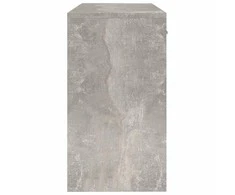 Rašomasis stalas, betono pilkas, 100x40x73cm, mediena