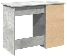 Rašomasis stalas, betono pilkas, 102x50x75cm, apdirbta mediena