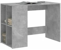 Rašomasis stalas, betono pilkas, 102x50x75cm, apdirbta mediena