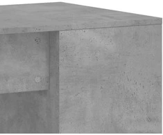 Rašomasis stalas, betono pilkas, 102x50x75cm, apdirbta mediena