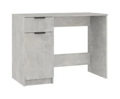 Rašomasis stalas, betono pilkos spalvos, 100x50x75cm, mediena