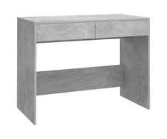 Rašomasis stalas, betono, 101x50x76,5cm, apdirbta mediena