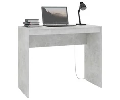 Rašomasis stalas, betono pilkas, 90x40x72cm, apdirbta mediena