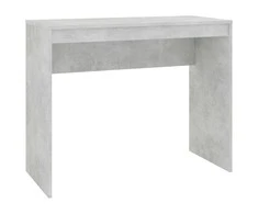 Rašomasis stalas, betono pilkas, 90x40x72cm, apdirbta mediena