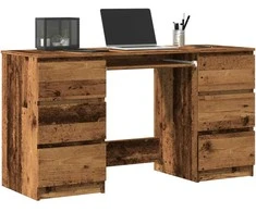 Rašomasis stalas, medienos, 140x50x77cm, apdirbta mediena