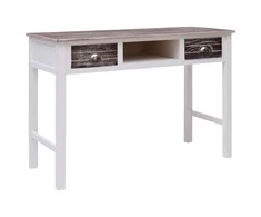 Rašomasis stalas, rudos spalvos, 110x45x76 cm, mediena