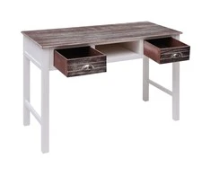 Rašomasis stalas, rudos spalvos, 110x45x76 cm, mediena