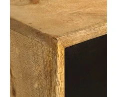 Rašomasis stalas su stalčiais, 130x50x80cm, mango masyvas