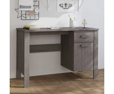 Rašomasis stalas HAMAR, šviesiai pilkas, 113x50x75cm, pušis
