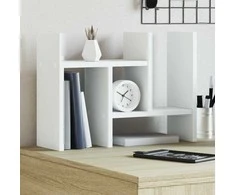 Rašomojo stalo lentyna, balta, 34,5x15,5x35,5cm, mediena