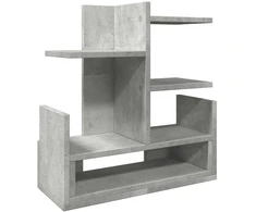 Rašomojo stalo lentyna, betono, 49x20x52,5cm, apdirbta mediena