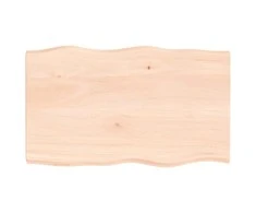 Stalviršis, 100x60x(2-4) cm, medienos masyvas, su gyvu kraštu