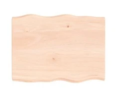 Stalviršis, 80x60x(2-4) cm, medienos masyvas, su gyvu kraštu