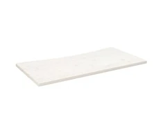 Rašomojo stalo stalviršis, baltas, 110x55x2,5cm, pušies masyvas
