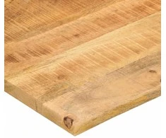 Rašomojo stalo stalviršis su linkiu, 110x50x2,5 cm, mango