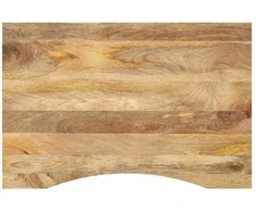 Rašomojo stalo stalviršis su linkiu, 90x60x2,5cm, mango masyvas