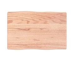 Stalviršis, šviesiai rudas, 60x40x(2-4) cm, medienos masyvas