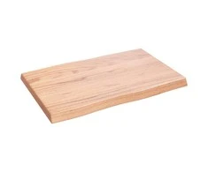 Stalviršis, šviesiai rudas, 60x40x(2-4) cm, medienos masyvas