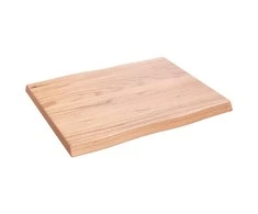 Stalviršis, šviesiai rudas, 60x50x(2-4) cm, medienos masyvas