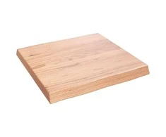 Stalviršis, šviesiai rudas, 60x60x(2-6) cm, medienos masyvas