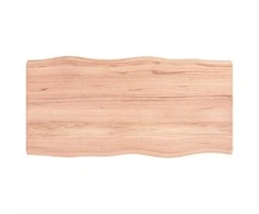 Stalviršis, šviesiai rudas, 80x40x(2-4) cm, medienos masyvas