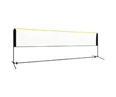 Reguliuojamas badmintono tinklas, 500x103x94–158cm, metalas