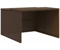 Roboto vejapjovės garažas, rudas, 86x90x52/57cm, poliratanas