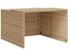 Roboto vejapjovės garažas, smėlio, 86x90x52/57cm, poliratanas