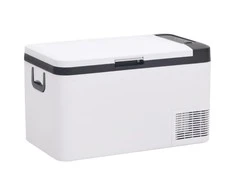 Šaltdėžė su rankena, juodos ir baltos spalvos, 18l, PP ir PE